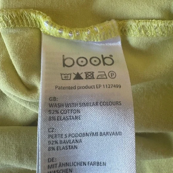 Boob Design Light Yellow Nursing Tank Top - Picture 4 of 5